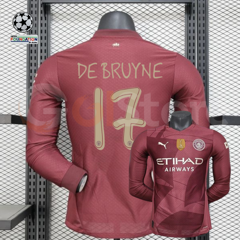 Man City 24-25 Third Long Sleeve De Bruyne #17