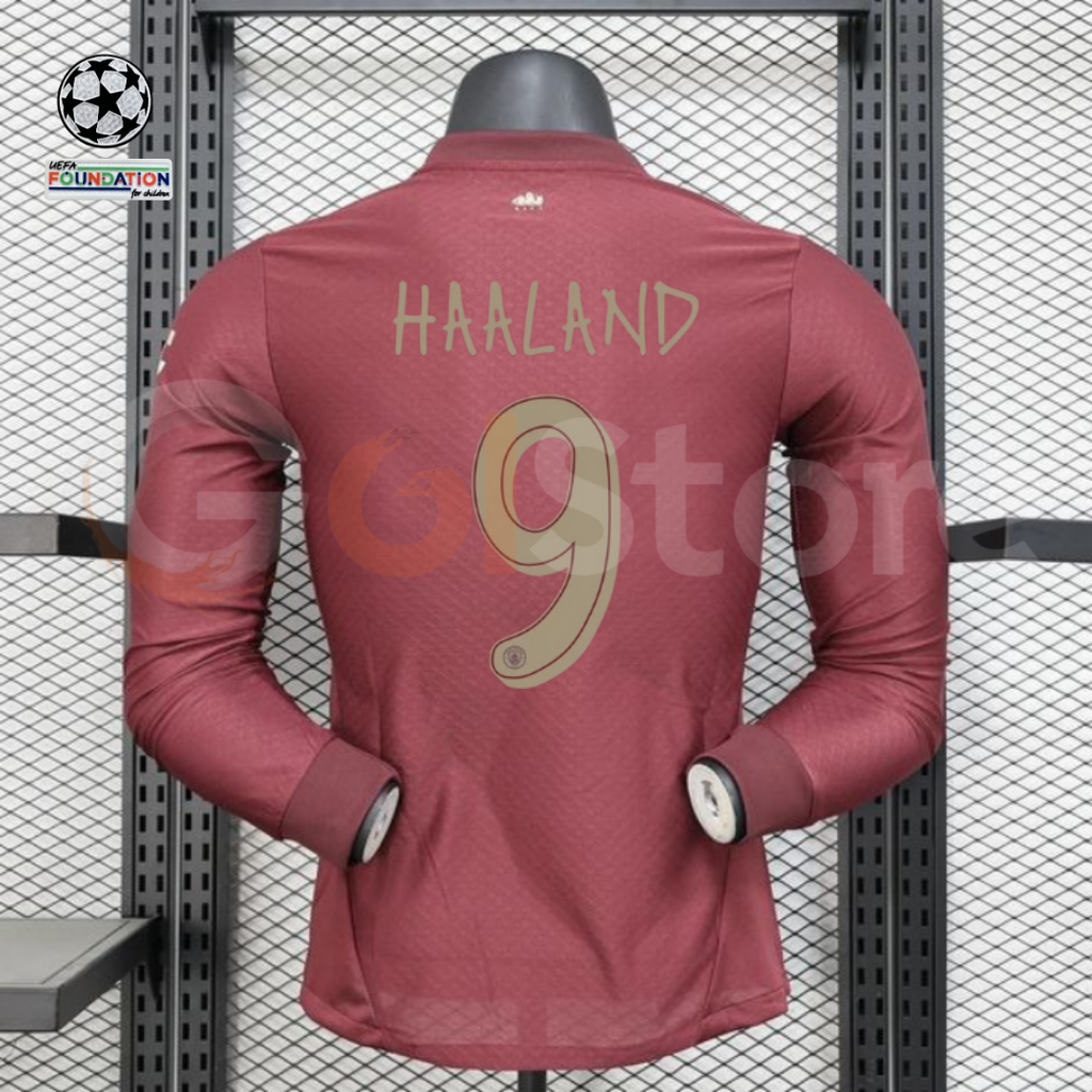 Man City 24-25 Third Long Sleeve Jersey Haaland #9