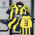 Fenerbahçe 2007-2008 Retro Home Short Sleeve Jersey #3 R. Carlos Personalized UCL Patch Rare