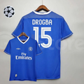 Chelsea FC 2003-2005 Retro Home Short Sleeve Jersey #15 Drogba Personalized UCL Patch