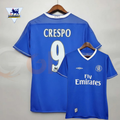 Chelsea FC 2003-2005 Retro Home Short Sleeve Jersey #9 Crespo Personalized PL UCL Patch