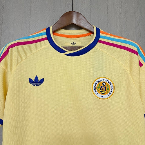 2026 Curaçao Away Football Kit Commemorative: Collectible Football T-Shirt, Unisex T-Shirt with Personalized Name and Number Print - Short Sleeve