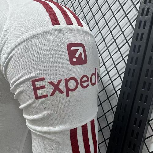 2026-2027 Liverpool Player Version Away Long Sleeve Jersey #4 Van Dijk Personalized PL Patch