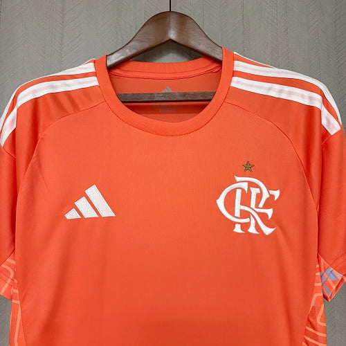 Flamengo 2026-27 Goalkeeper Jersey – Orange | Short Sleeve