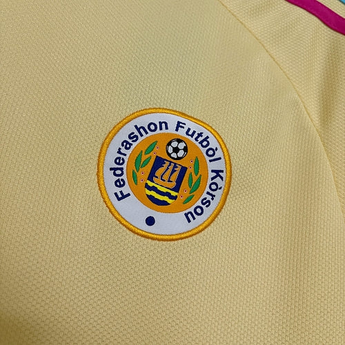2026 Curaçao Away Football Kit Commemorative: Collectible Football T-Shirt, Unisex T-Shirt with Personalized Name and Number Print - Short Sleeve