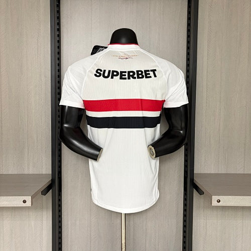 Player Version 2026/27 São Paulo Home Football Jersey – Full Sponsor Match Edition Unisex Shirt S–3XL