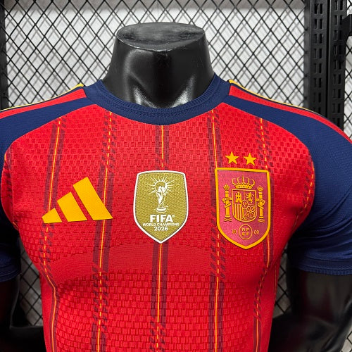 Spain 2026 Home Player Jersey Two-Star Edition