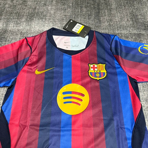 Kids FC Barcelona 2026-27 Home Jersey | Custom Name & Number | UCL or La Liga Patch | Sizes 16–28