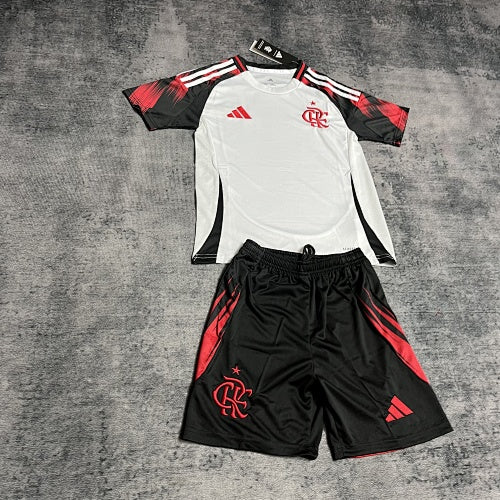 Flamengo 2025-26 Away Kids Jersey – Children's Sizes 16–28
