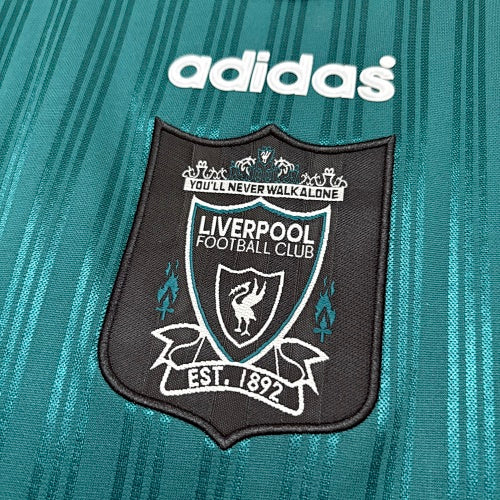 Liverpool 1995-1996 Retro Special Edition Green Short Sleeve Jersey Rare Collector Spice Boys