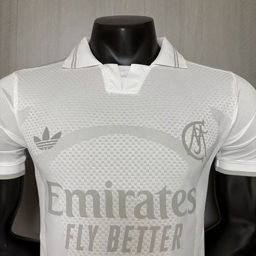 2026/27 Player Version Real Madrid 125th Anniversary White Football Jersey – Unisex Match Edition Shirt S–XXL