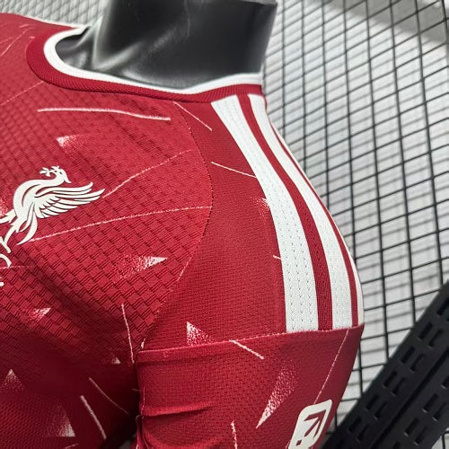 2026-2027 Liverpool Player Version Home Long Sleeve Jersey Personalized PL UCL Patch