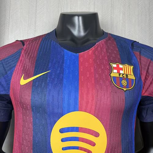 FC Barcelona 2026-27 Home Player Version Jersey | Custom Name & Number | UCL or La Liga Patch | S–3XL
