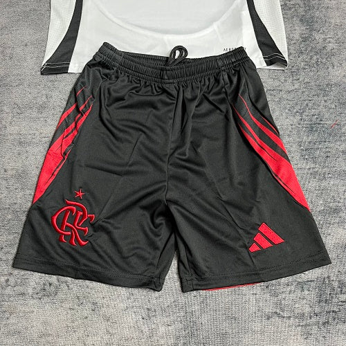 Flamengo 2025-26 Away Kids Jersey – Children's Sizes 16–28