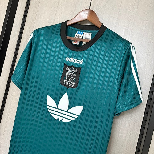 Liverpool 1995-1996 Retro Special Edition Green Short Sleeve Jersey Rare Collector Spice Boys