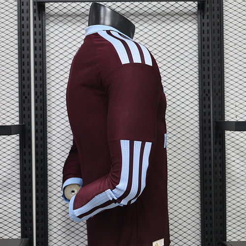 Aston Villa Home Long-Sleeve Player Jersey