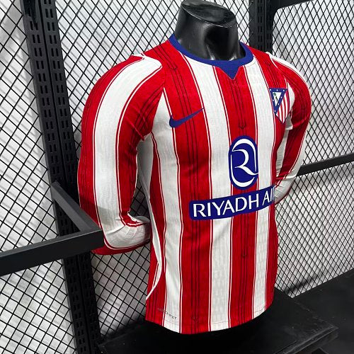 Atlético Madrid 2026–2027 Home Long-Sleeve Jersey – M. Llorente #14