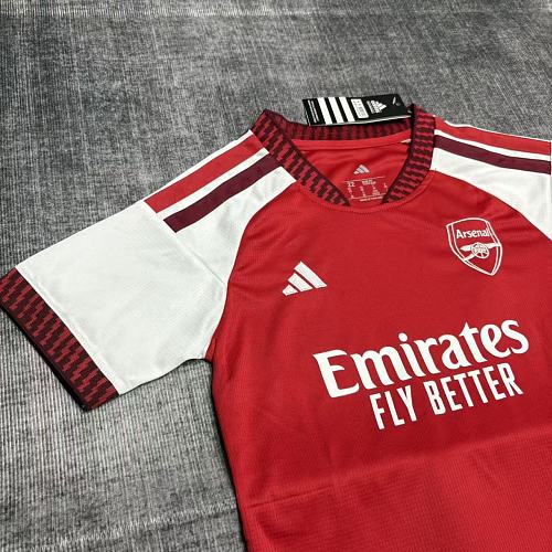 Kids Arsenal FC 2026-27 Home Jersey | Custom Name & Number | UCL or Premier League Patch | Sizes 16–28