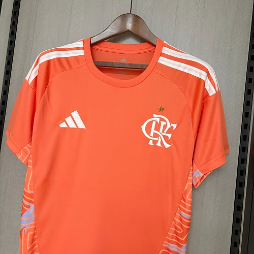 Flamengo 2026-27 Goalkeeper Jersey – Orange | Short Sleeve