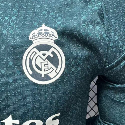 2026/27 Real Madrid Player Version Away Long Sleeve Jersey #8 Valverde UCL Personalized