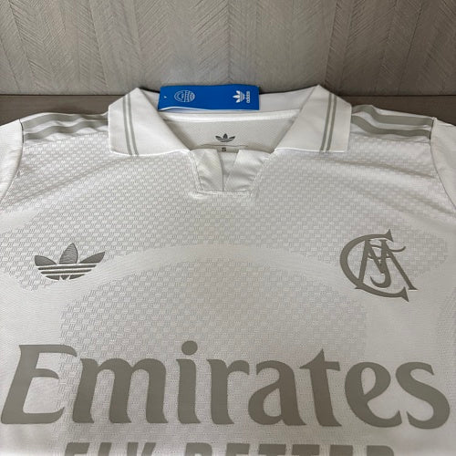 2026/27 Player Version Real Madrid 125th Anniversary White Football Jersey – Unisex Match Edition Shirt S–XXL