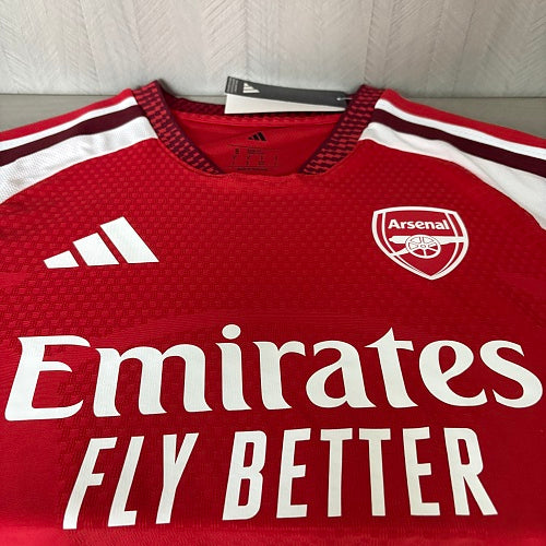Arsenal Home Soccer Jersey 2025/2026 – Blank Plain Football Shirt | Player Version | Short Sleeve | S-4XL