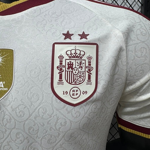 Spain 2026 FIFA World Cup Champions Home Jersey 2 Stars Patch Personalized S-3XL