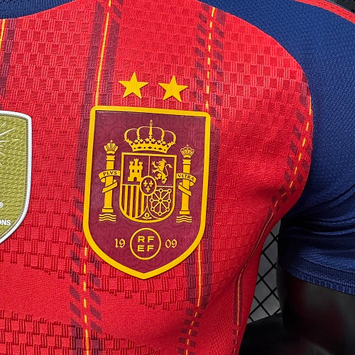 Spain 2026 Home Player Jersey Olmo #10 Two-Star
