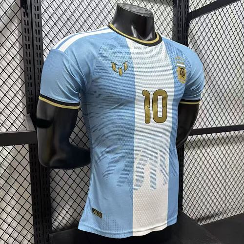 Argentina 2026 Home Player Version Jersey #10 Messi Special Edition Personalized S-3XL