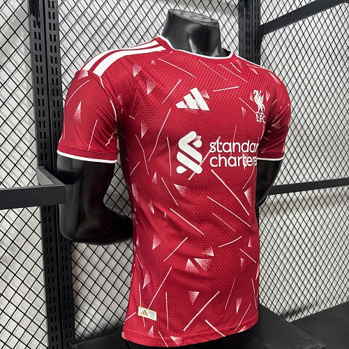 2026-2027 Liverpool Player Version Home Short Sleeve Jersey Personalized PL UCL Patch