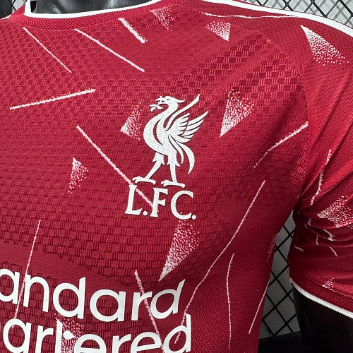 2026-2027 Liverpool Player Version Home Short Sleeve Jersey Personalized PL UCL Patch
