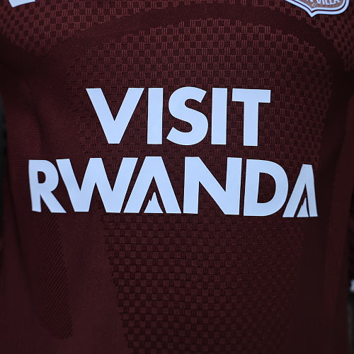 Aston Villa Home Long-Sleeve Player Jersey