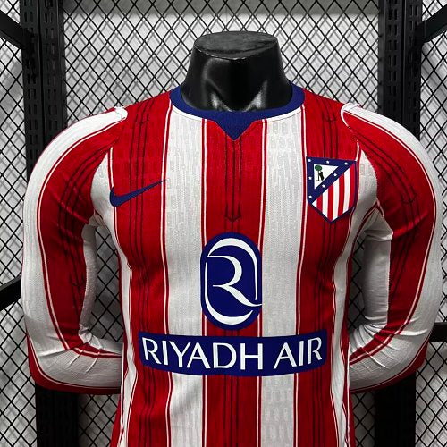 Atlético Madrid 2026–2027 Home Long-Sleeve Jersey – M. Llorente #14