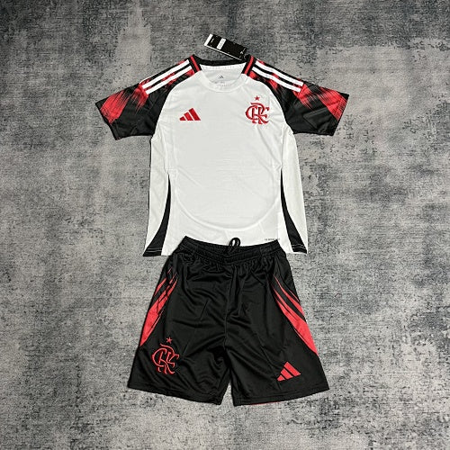 Flamengo 2025-26 Away Kids Jersey – Children's Sizes 16–28