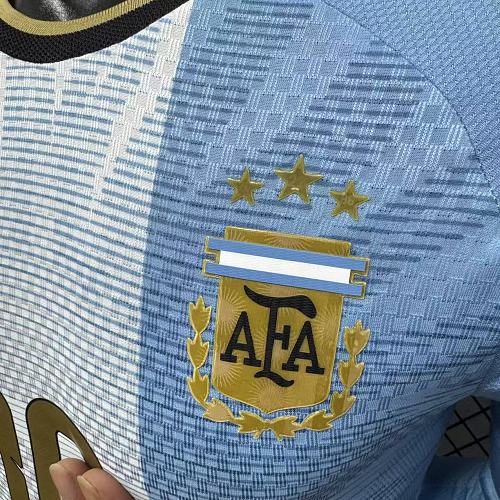 Argentina 2026 Home Long Sleeve Player Version Jersey #10 Messi Special Edition Personalized S-3XL