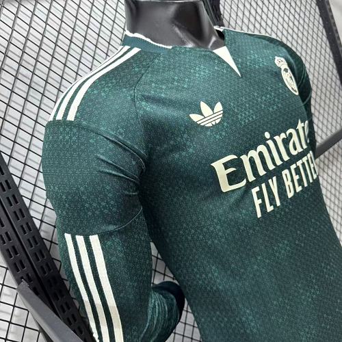 2026/27 Real Madrid Player Version Away Long Sleeve Jersey #8 Valverde UCL Personalized