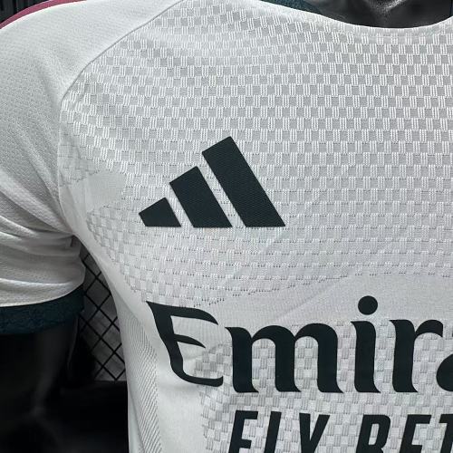 2026/27 Real Madrid Player Version Home White Jersey #10 Mbappe UCL Personalized
