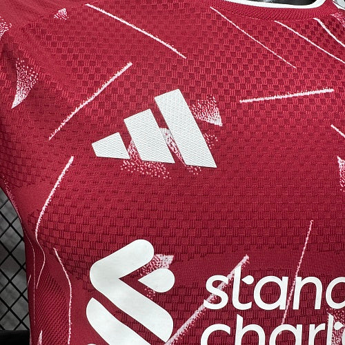 2026-2027 Liverpool Player Version Home Short Sleeve Jersey Personalized PL UCL Patch