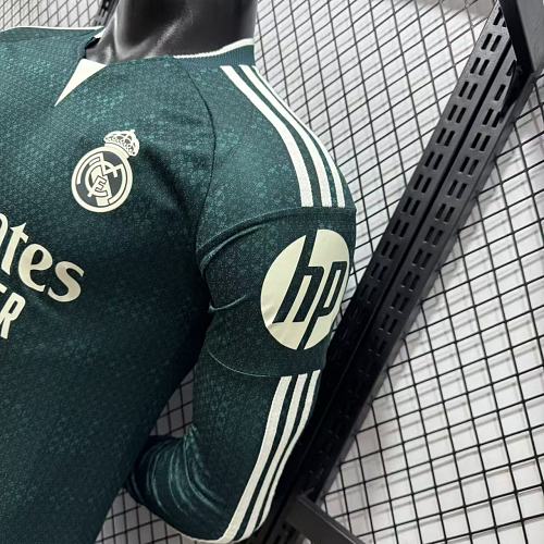 2026/27 Real Madrid Player Version Away Long Sleeve Jersey #8 Valverde UCL Personalized