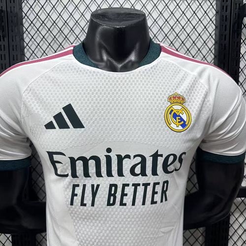 2026/27 Real Madrid Player Version Home White Jersey #7 Vinicius Jr UCL Personalized