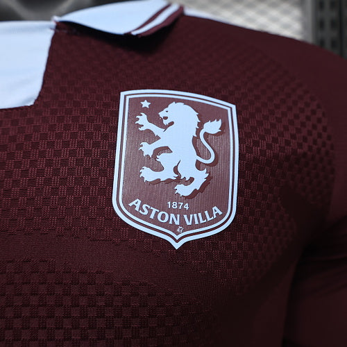 Aston Villa Home Long-Sleeve Player Jersey – Jackson #11 UCL