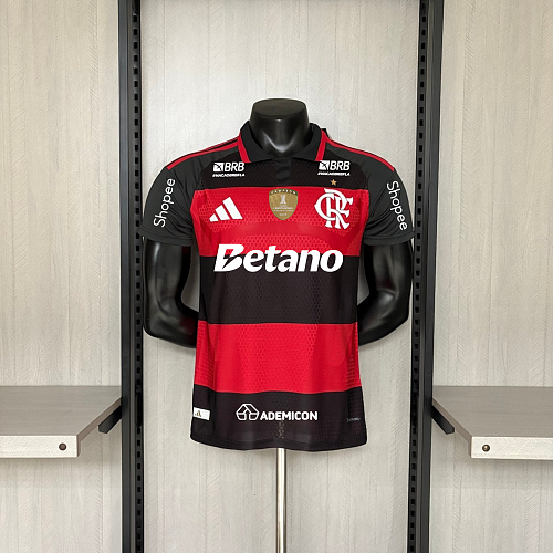 Player Version 2026/27 Flamengo Home Football Jersey – Full Sponsor No.9 Pedro Match Edition Unisex Shirt S–3XL