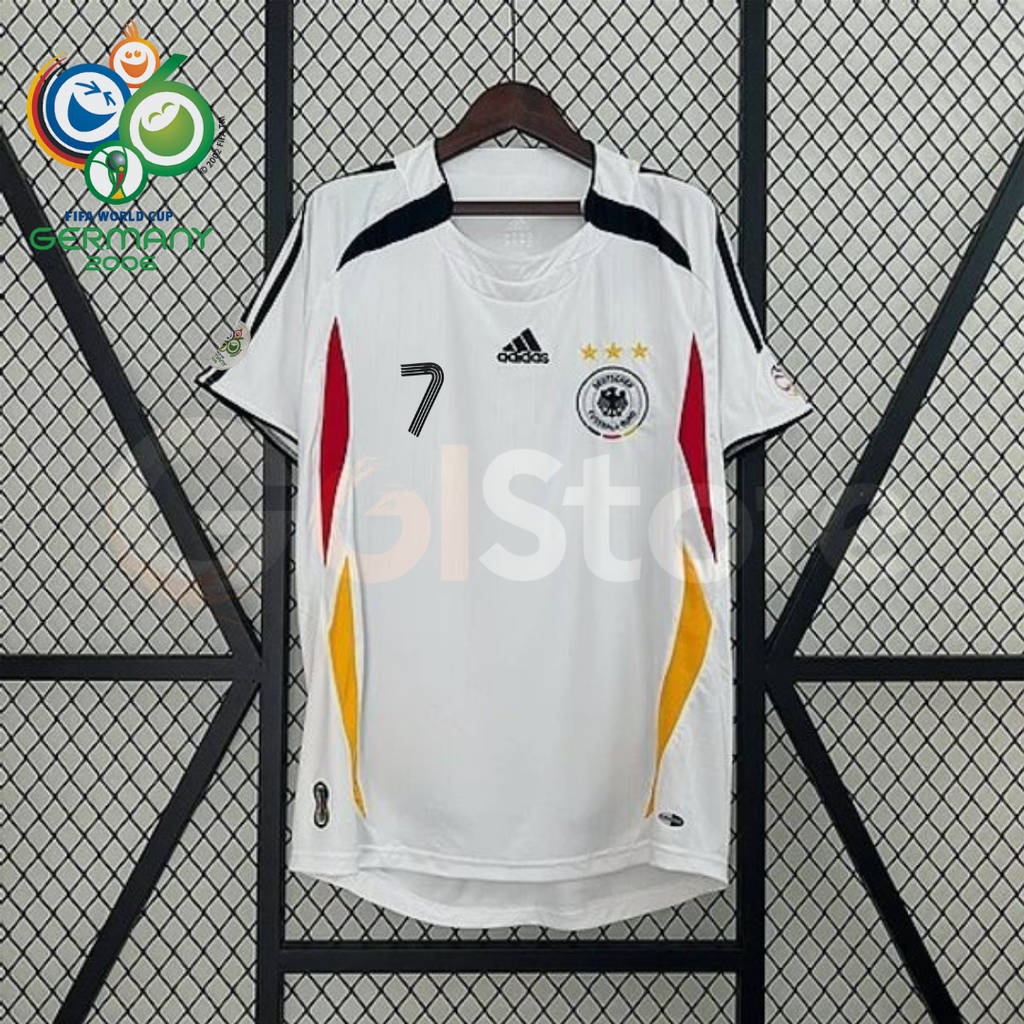 Germany 2006 Retro Home Jersey – Schweinsteiger #7