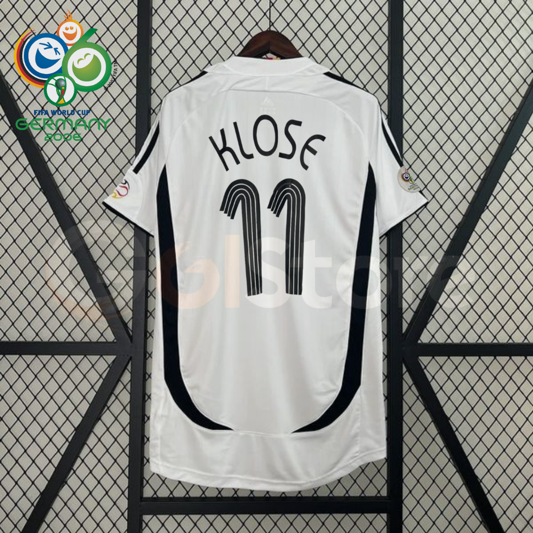 Germany 2006 Retro Home Jersey – Klose #11