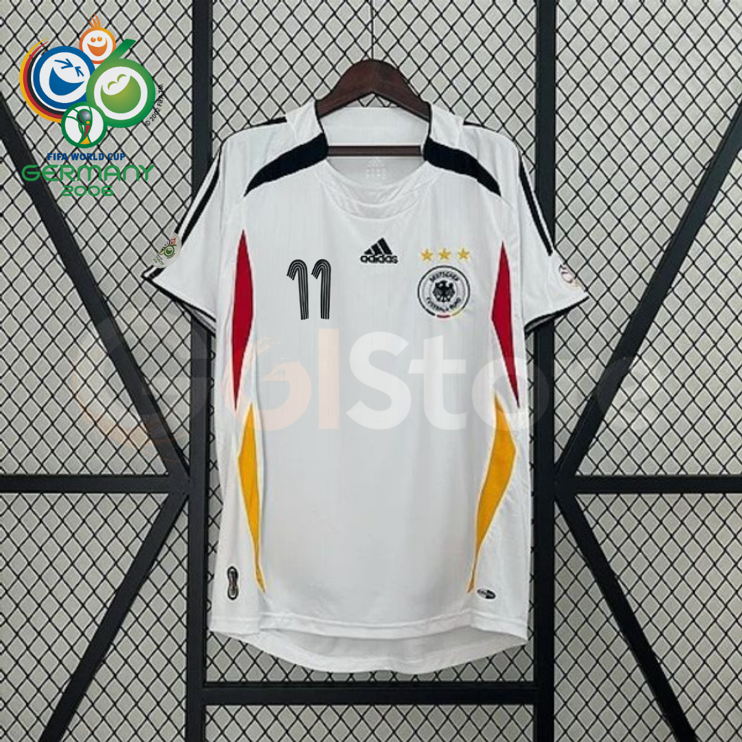 Germany 2006 Retro Home Jersey – Klose #11