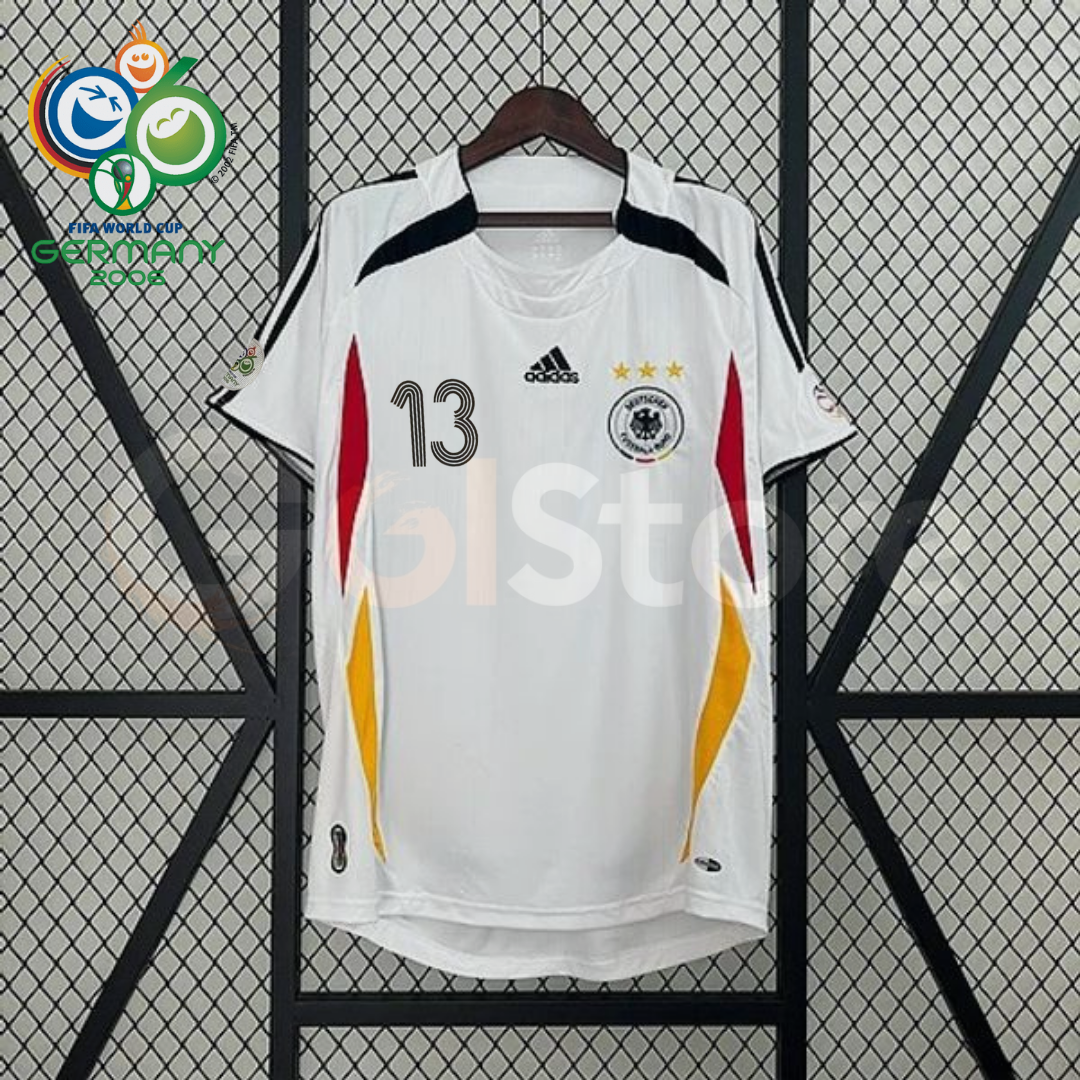 Germany 2006 Retro Home Jersey – Ballack #13