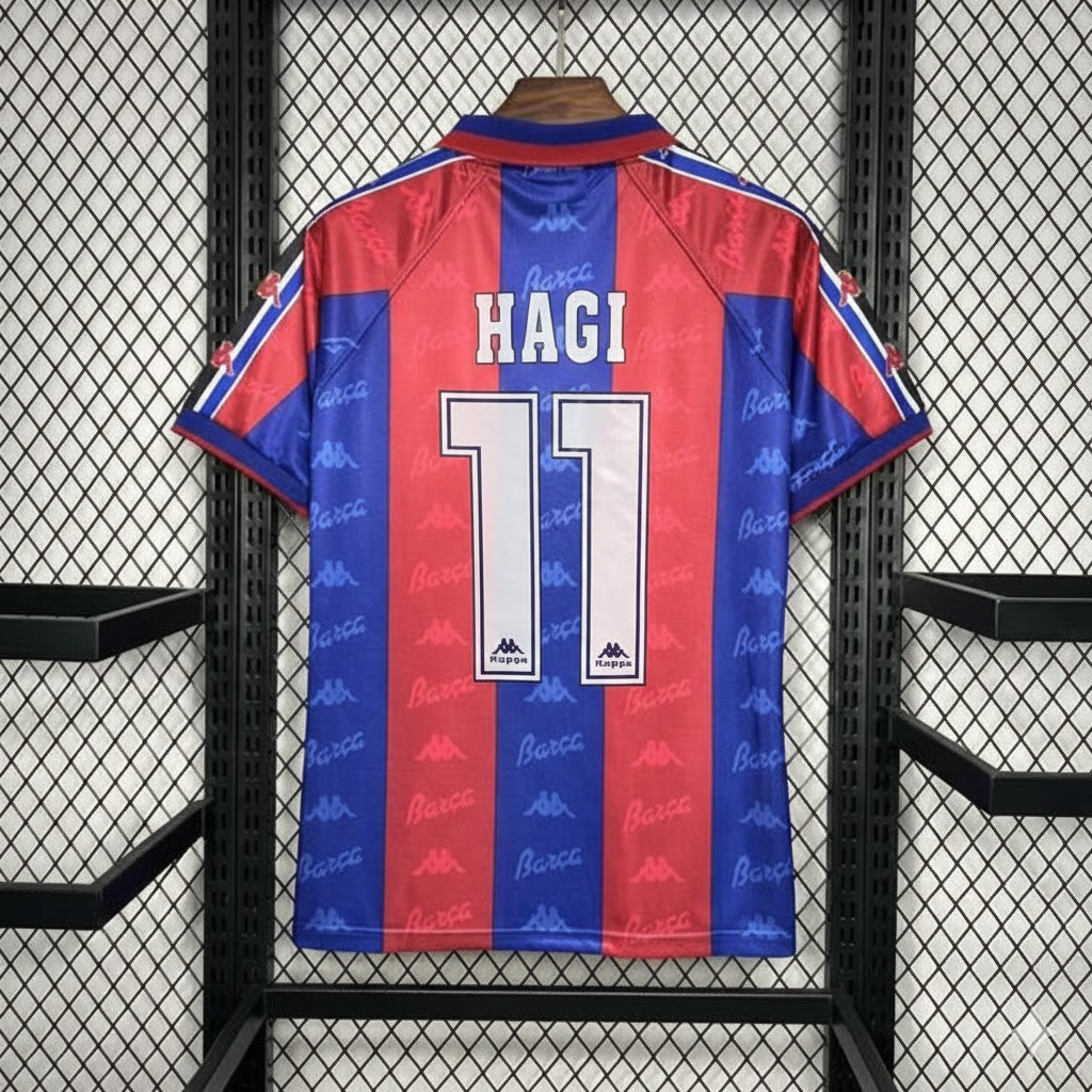 FC Barcelona 1996-97 Retro Home Jersey | #11 Gheorghe Hagi | La Liga