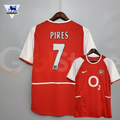 Arsenal 2002-04 Retro Home Jersey | #7 Robert Pires | Premier League
