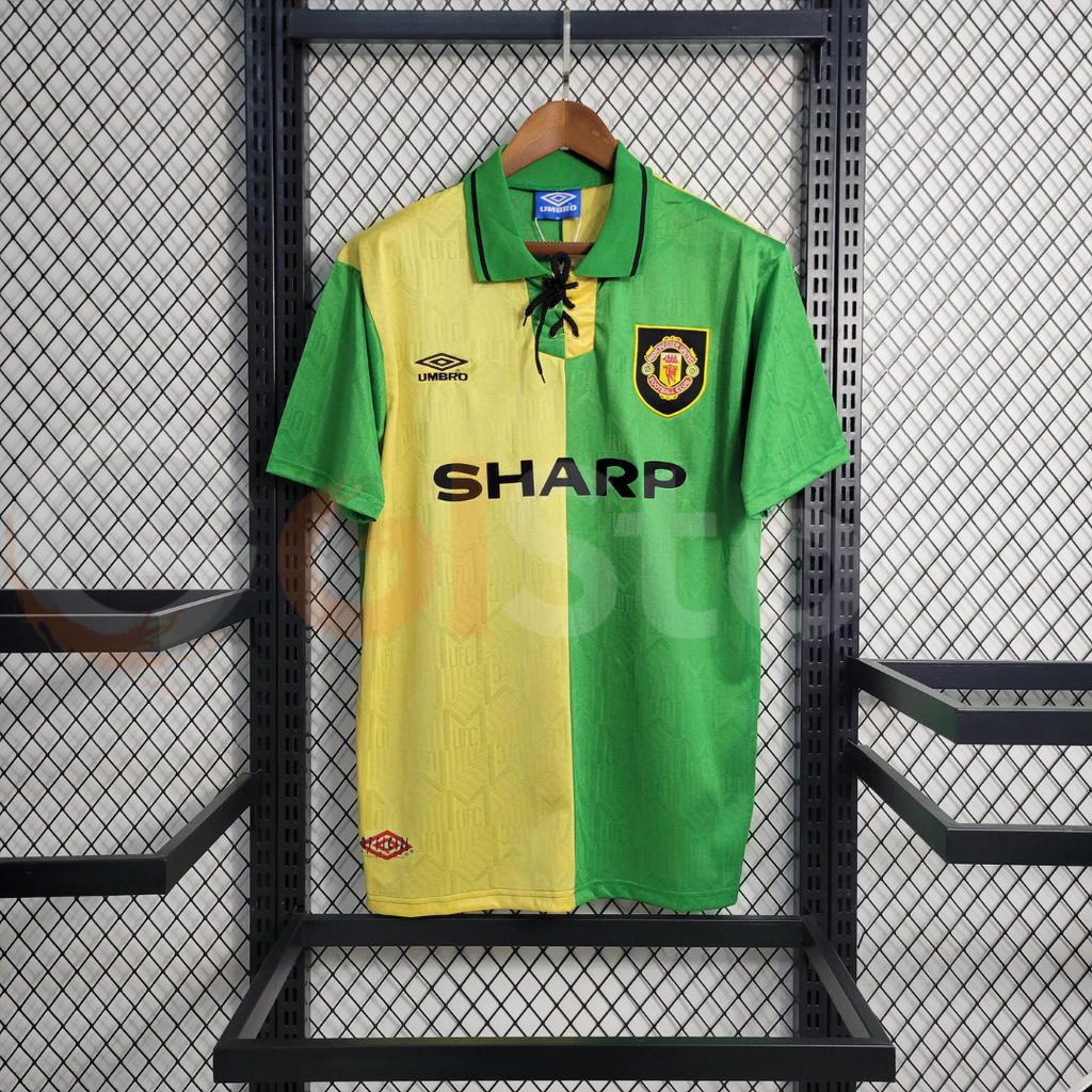 Manchester United 1992-1994 Retro Away Short Sleeve Jersey Personalized Rare Collector