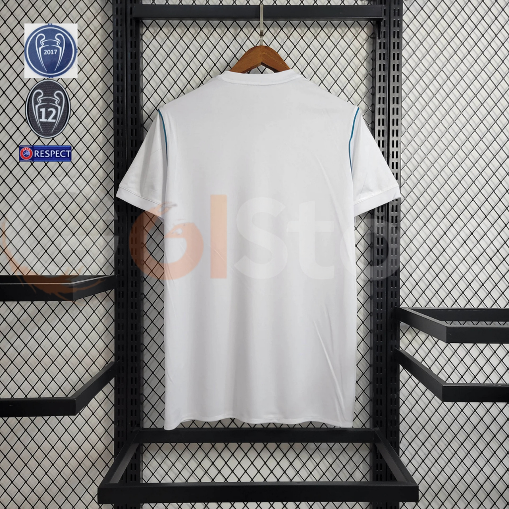 2017/18 Real Madrid Retro Home Jersey UCL & LaLiga